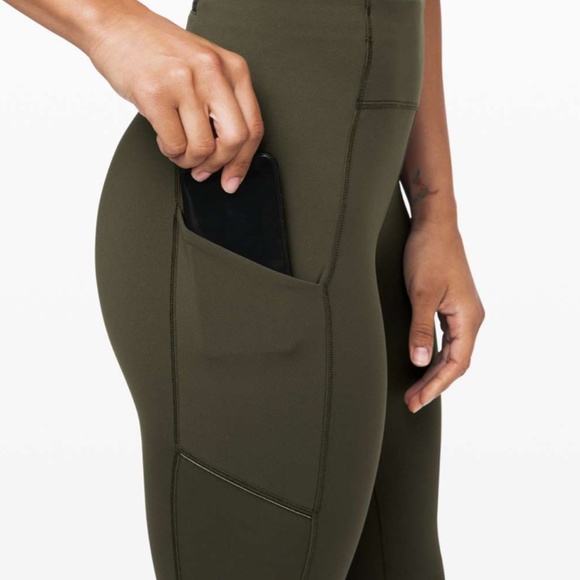 Lululemon Speed Up Tight 31" Dark Olive size 6 - Picture 3 of 8